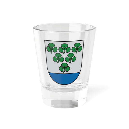 Kārsavas novads COA (Latvia) (Coat of Arms) Shot Glass 1.5oz