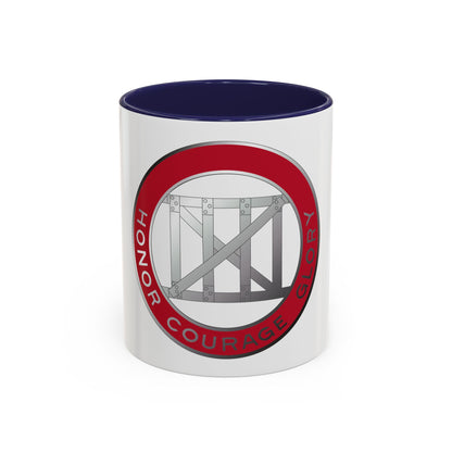 18 Engineer Battalion (U.S. Army) Accent Coffee Mug