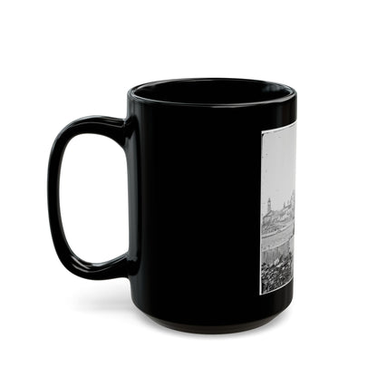 Charleston, S.C. View Of Ruined Buildings Through Porch Of The Circular Church (150 Meeting Street) (U.S. Civil War) Black Coffee Mug