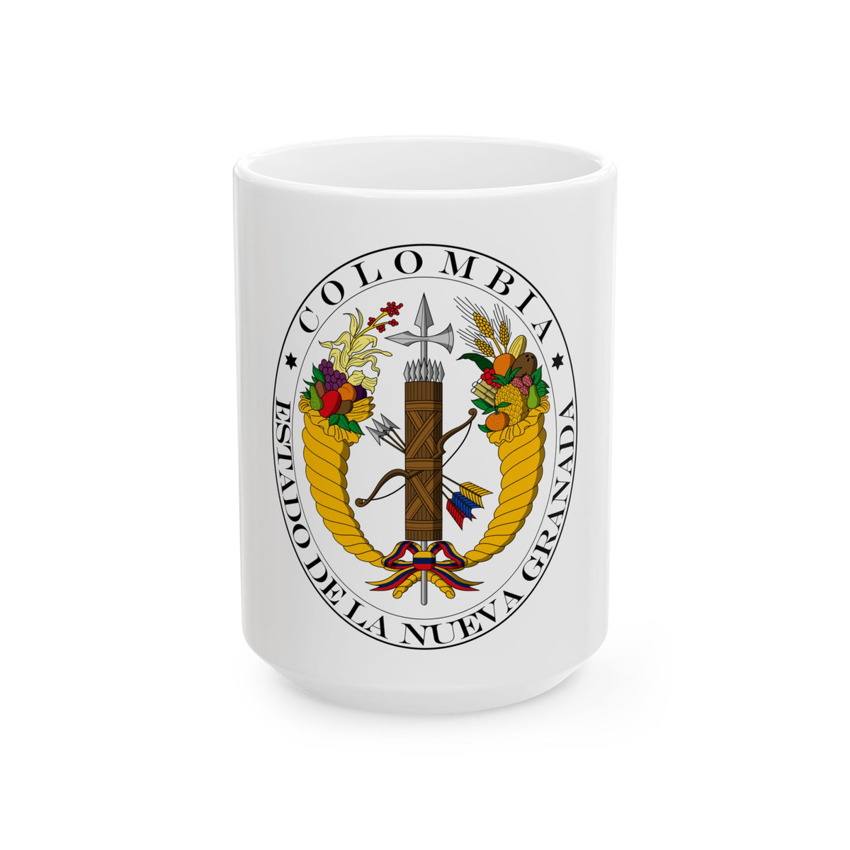 Coat of arms of New Granada (1830) - White Coffee Mug