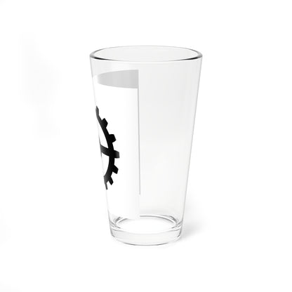 CHE Industriequartier ZH Flag (Switzerland) Pint Glass 16oz