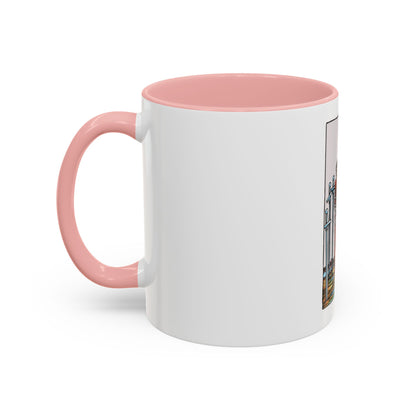 The 8 of Swords (Tarot Card) Accent Coffee Mug