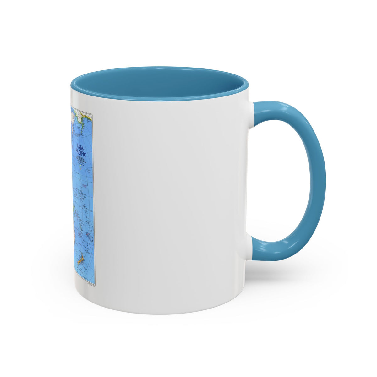 Asia-Pacific (1989) (Map) Accent Coffee Mug