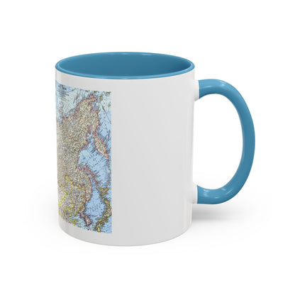 Russia - Eastern Soviet Union (1967) (Map) Accent Coffee Mug
