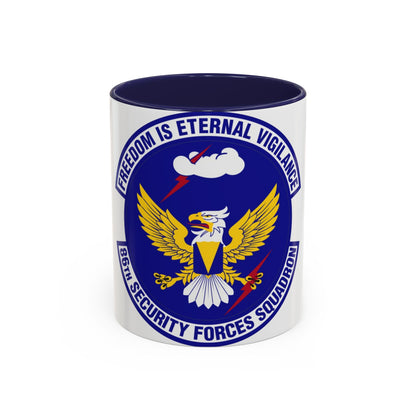 86 Security Forces Squadron USAFE (U.S. Air Force) Accent Coffee Mug