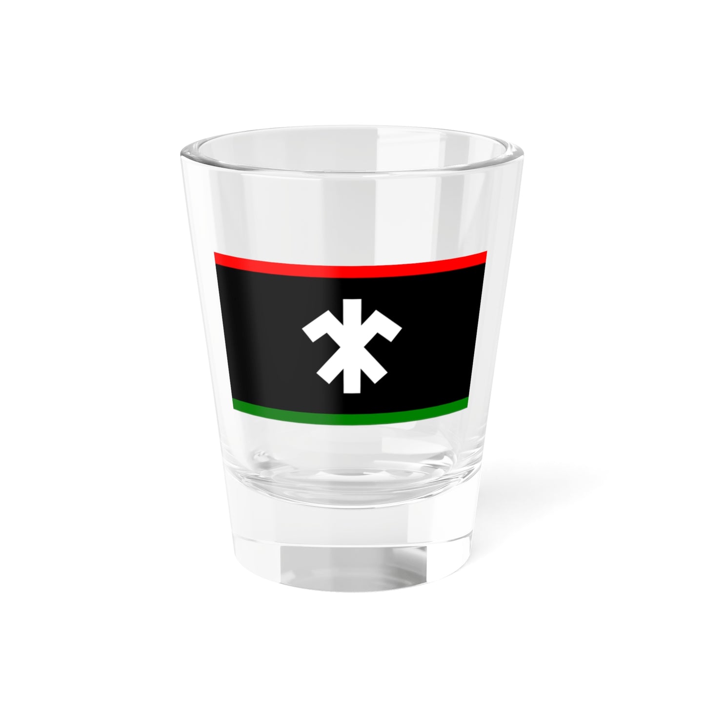 TWA flag (United Kingdom) Shot Glass 1.5oz