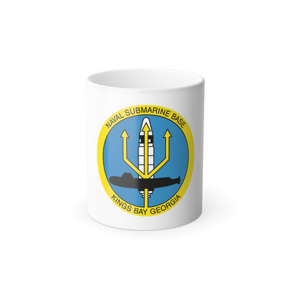 Naval Submarine Base Kings Bay Georgia (U.S. Navy) Color Changing Mug 11oz