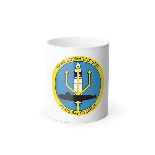 Naval Submarine Base Kings Bay Georgia (U.S. Navy) Color Changing Mug 11oz