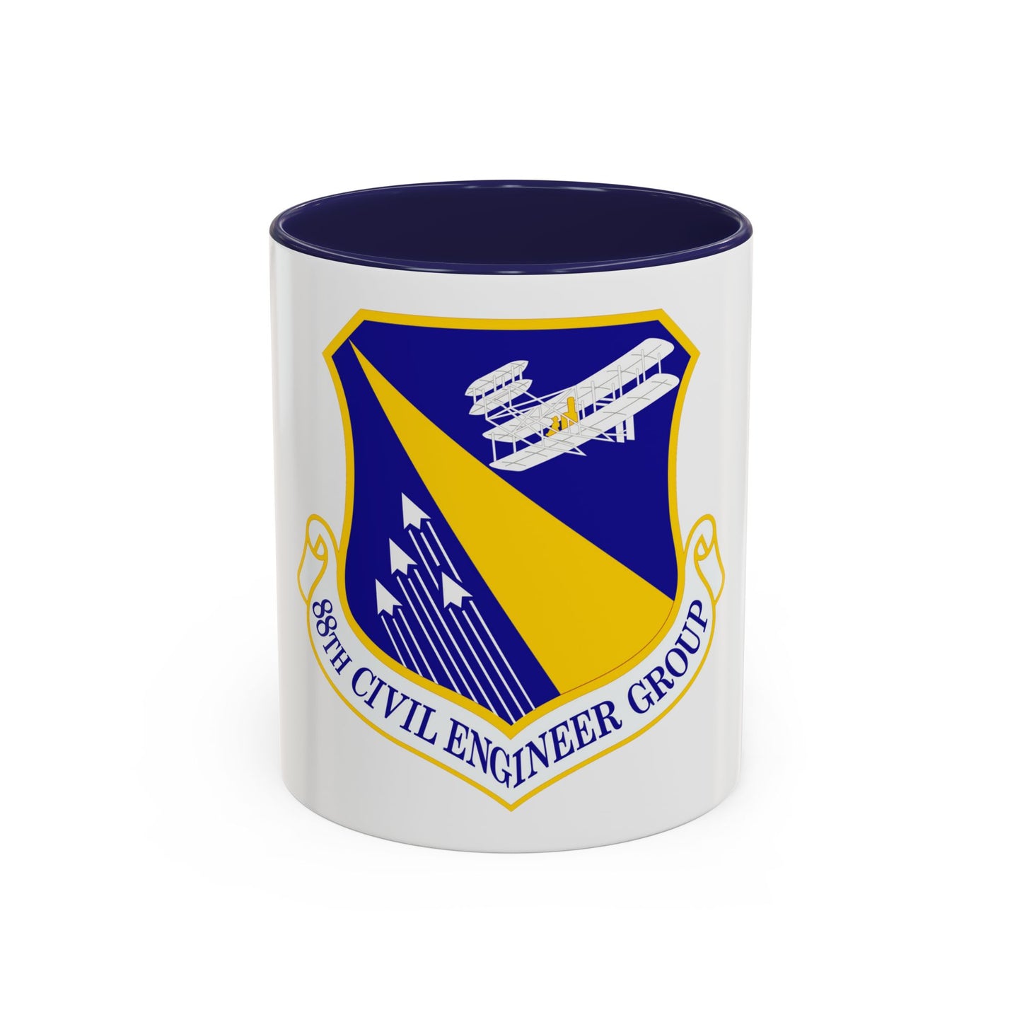 88 Civil Engineer Group AFMC (U.S. Air Force) Accent Coffee Mug