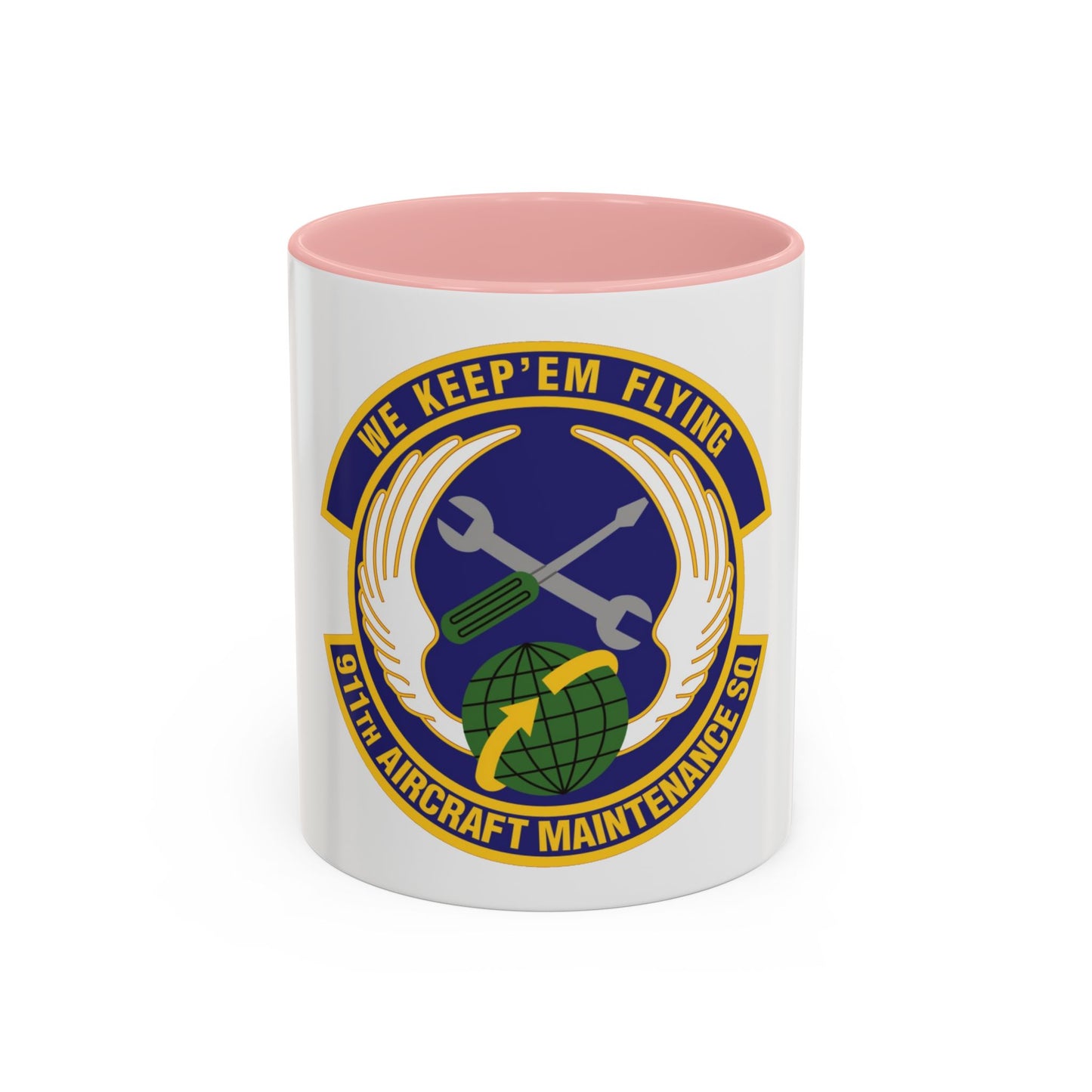 911th Aircraft Maintenance Squadron (U.S. Air Force) Accent Coffee Mug