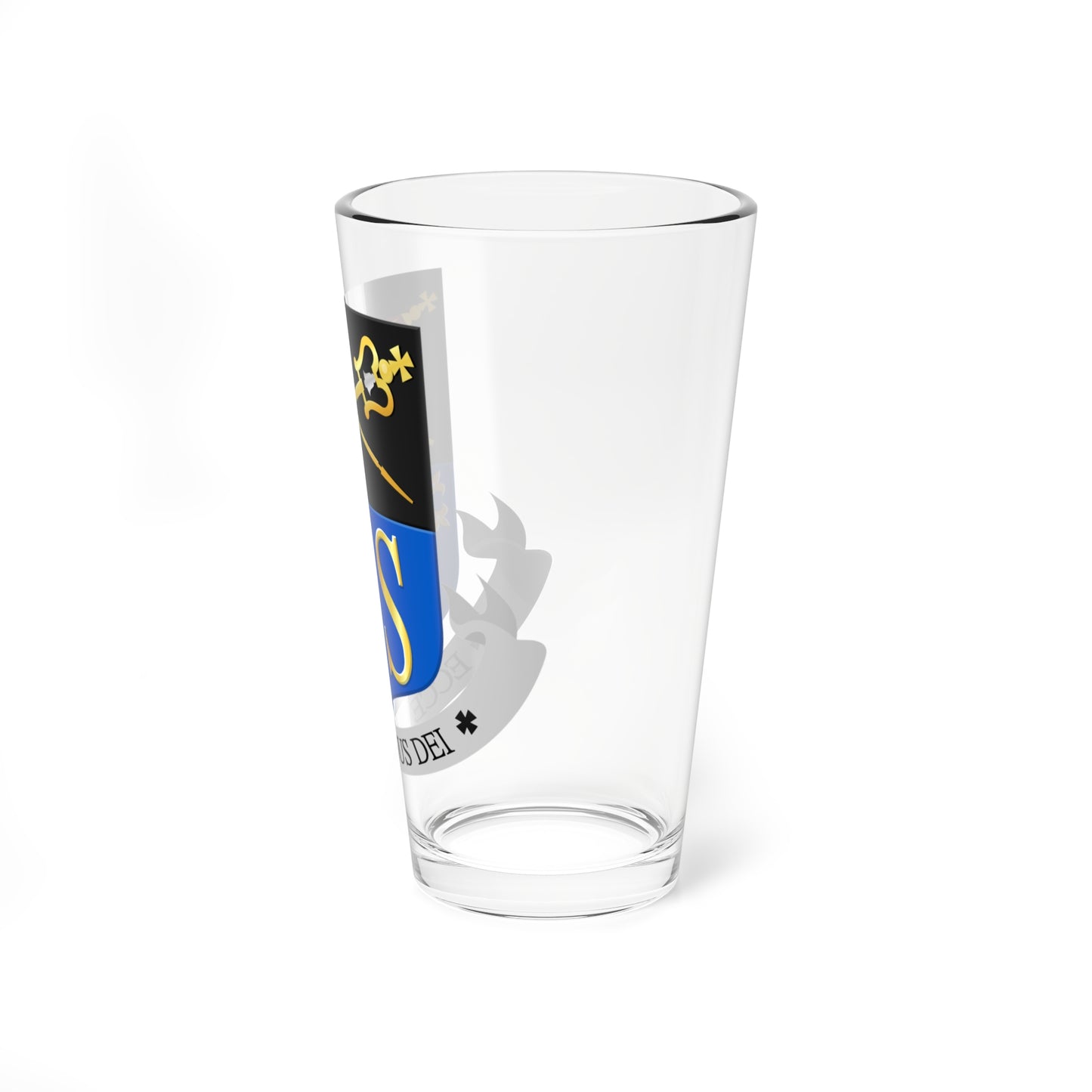 St Johannes de Doper Laren wapen (Netherlands) (Coat of Arms) Pint Glass 16oz