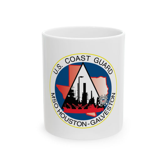 USCG MSO Houston Galveston (U.S. Coast Guard) White Coffee Mug