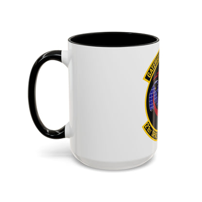 21st Space Operations Squadron (U.S. Air Force) Accent Coffee Mug