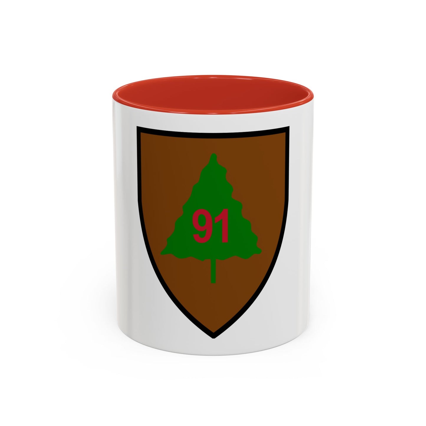 US 91st Infantry Division (U.S. Army) Accent Coffee Mug