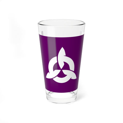 Flag of Ami Ibaraki (Japan) Pint Glass 16oz