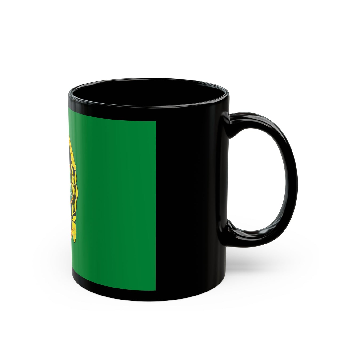 Flag of City of Yogyakarta Indonesia - Black Coffee Mug-Go Mug Yourself