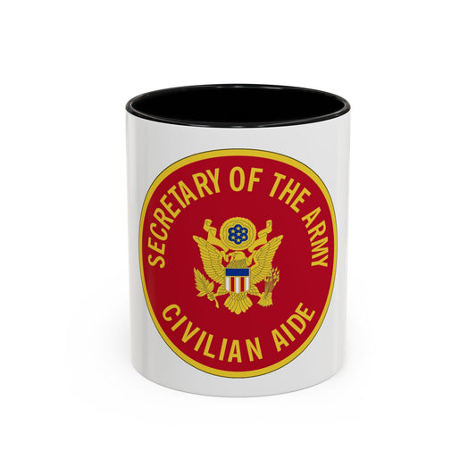Civilian Aide to the Secretary of the (U.S. Army) Accent Coffee Mug
