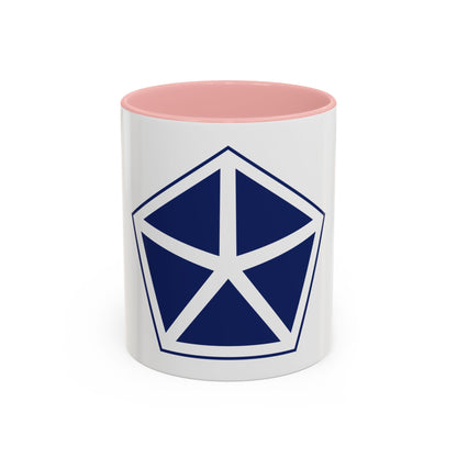 V Corps United States (U.S. Army) Accent Coffee Mug