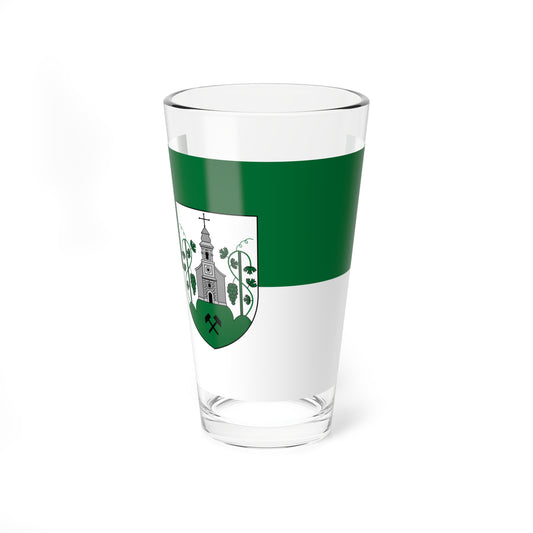 Flag of Szoc (Hungary) Pint Glass 16oz