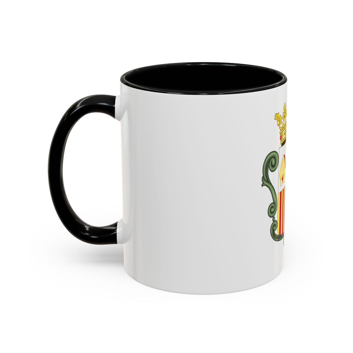 Coat of arms of Andorra (1800-1949) - Accent Coffee Mug
