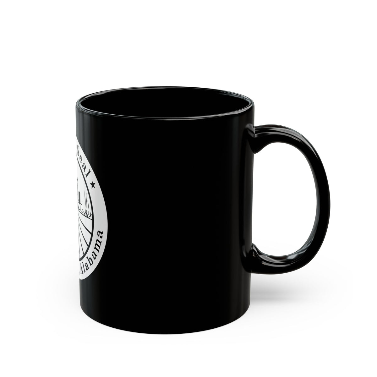 Seal of Birmingham Alabama - Black Coffee Mug