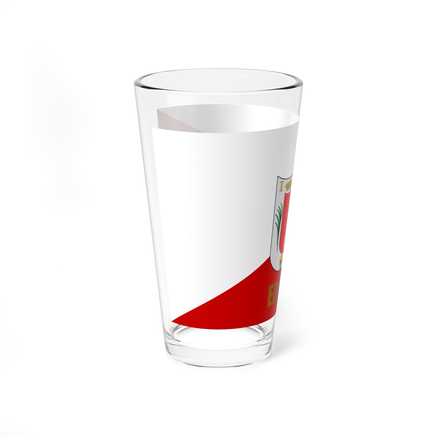 Flag of Tlaxcala reverse side (Mexico) Pint Glass 16oz