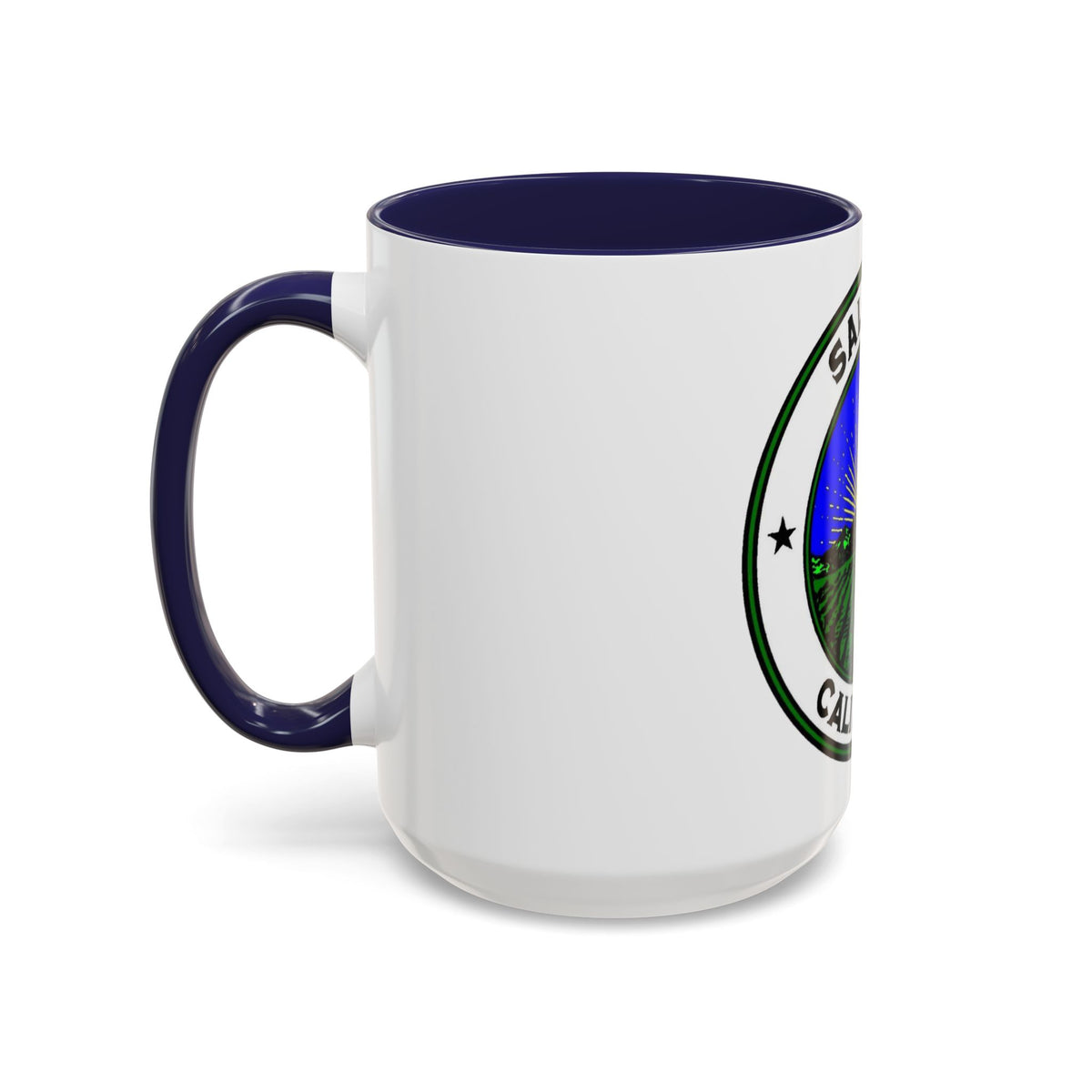 Seal of Salinas California - Accent Coffee Mug