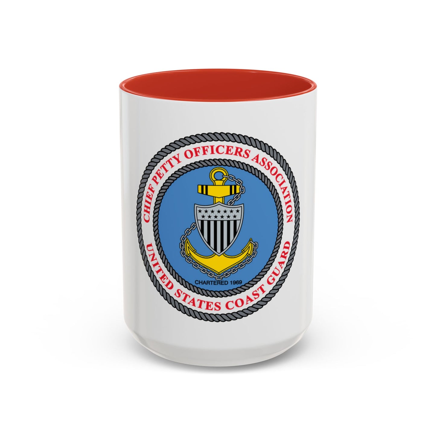 USCG CPOA (U.S. Coast Guard) Accent Coffee Mug