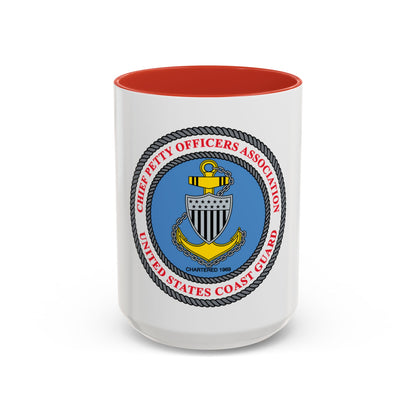 USCG CPOA (U.S. Coast Guard) Accent Coffee Mug