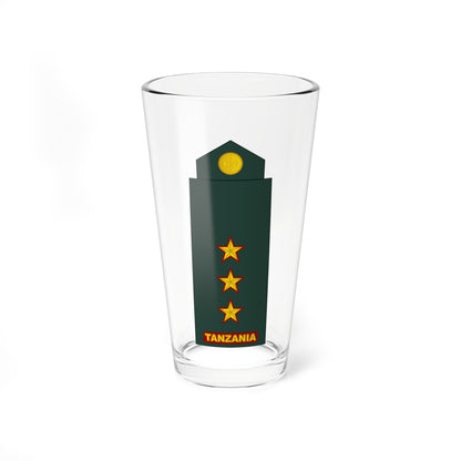 10 Tanzania Army CPT (Tanzania) (Military Rank) Pint Glass 16oz