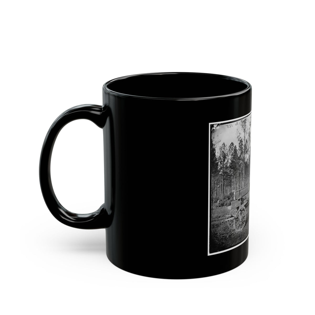 Rappahannock Station, Va. Pontoon Wagon, 50th New York Engineers (U.S. Civil War) Black Coffee Mug