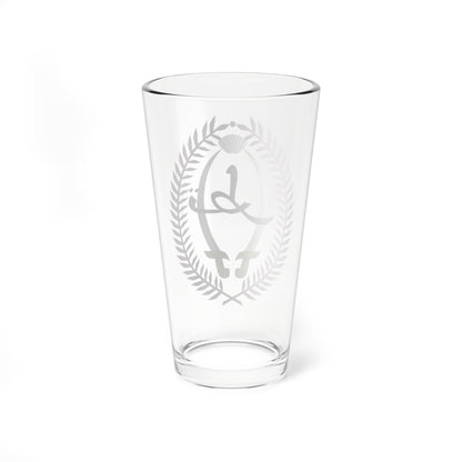 Emblem of Qatar 1966-1976 (Qatar) (Coat of Arms) Pint Glass 16oz