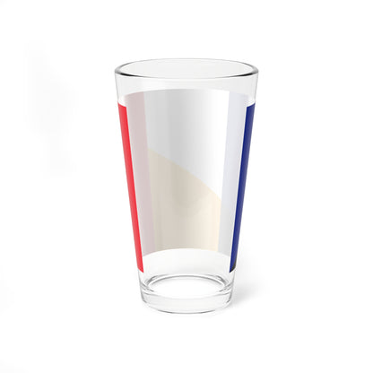 Flag of France and Belgium (Belgium) Pint Glass 16oz