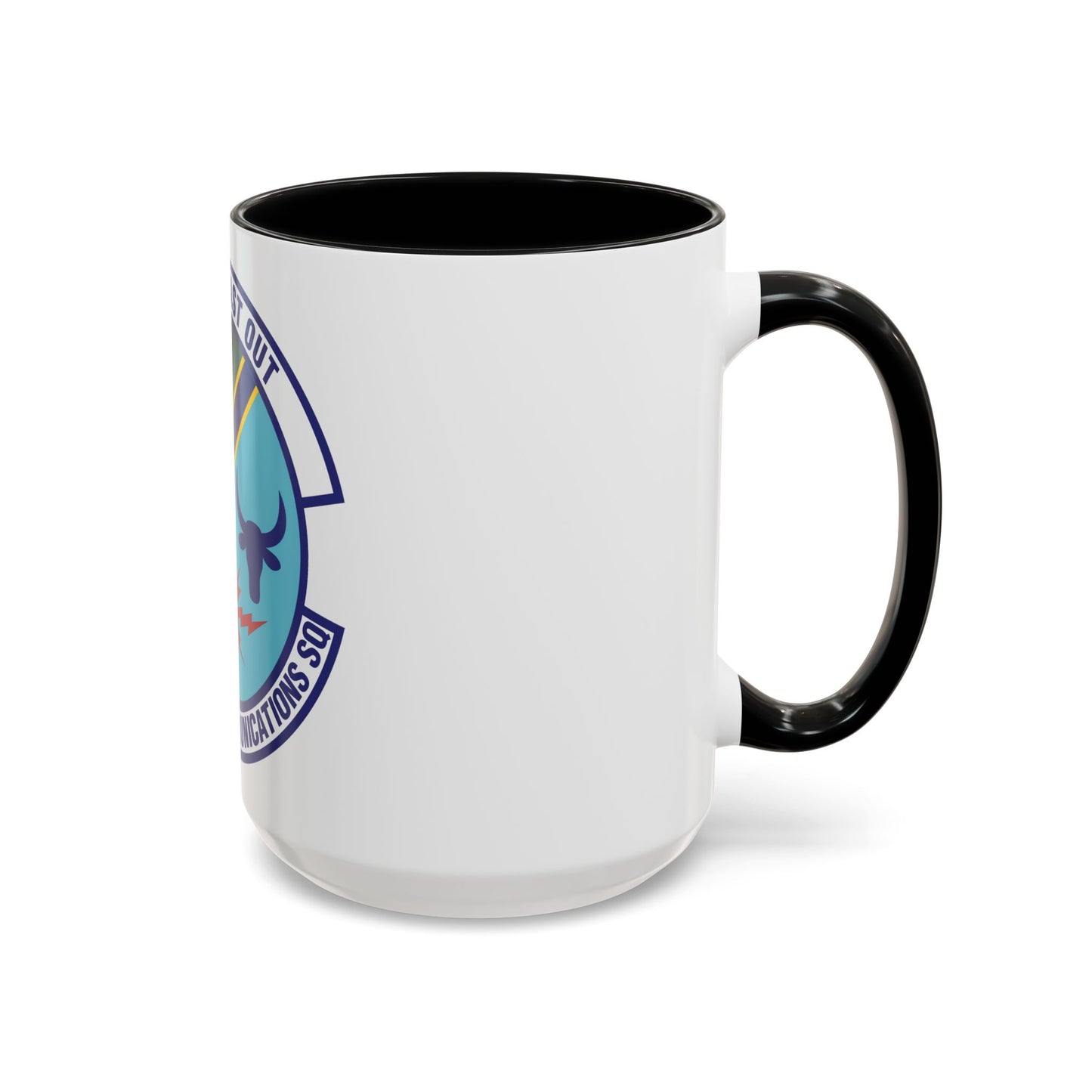1st Combat Communications Squadron (U.S. Air Force) Accent Coffee Mug
