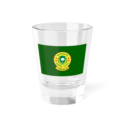 Flag of the Speaker of the Jatiya Sangsad (Bangladesh) (Coat of Arms) Shot Glass 1.5oz