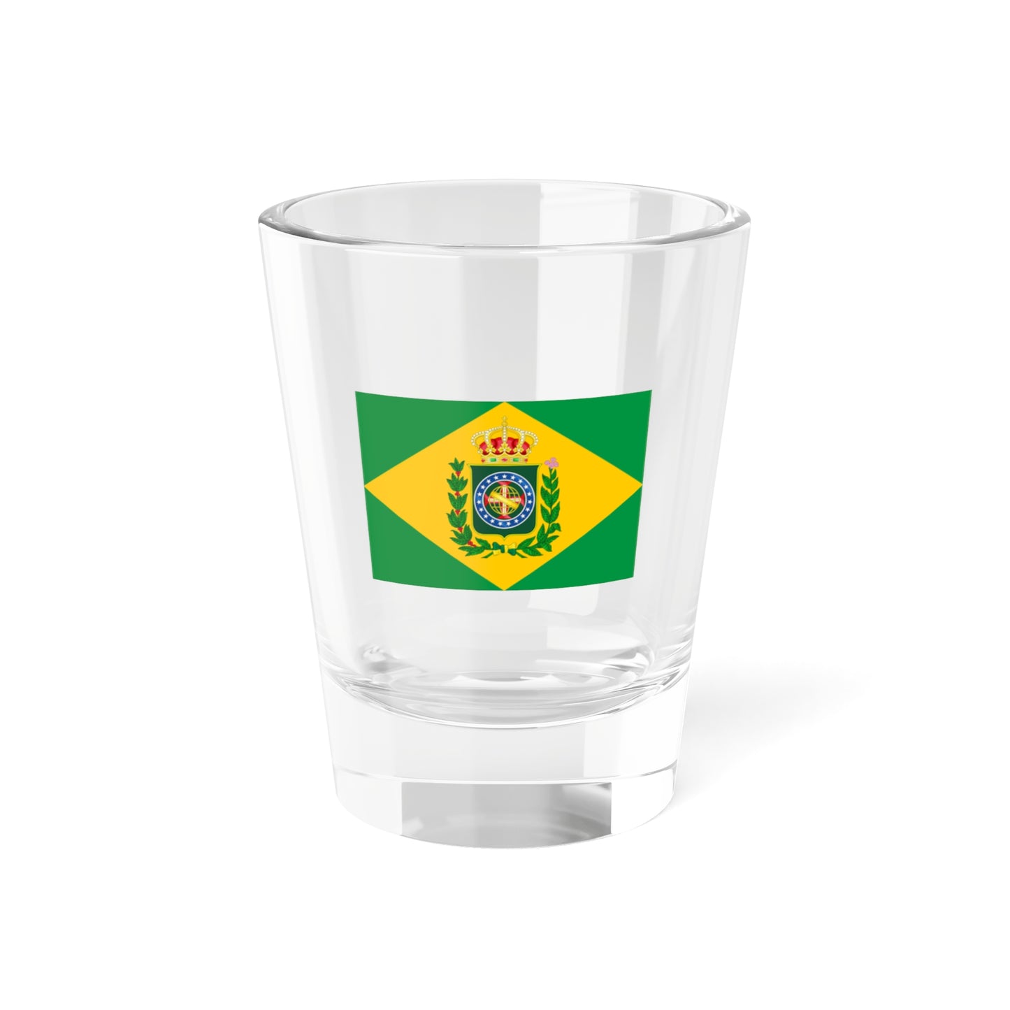 Flag of the Kingdom of Brazil 1822 (Brazil) Shot Glass 1.5oz