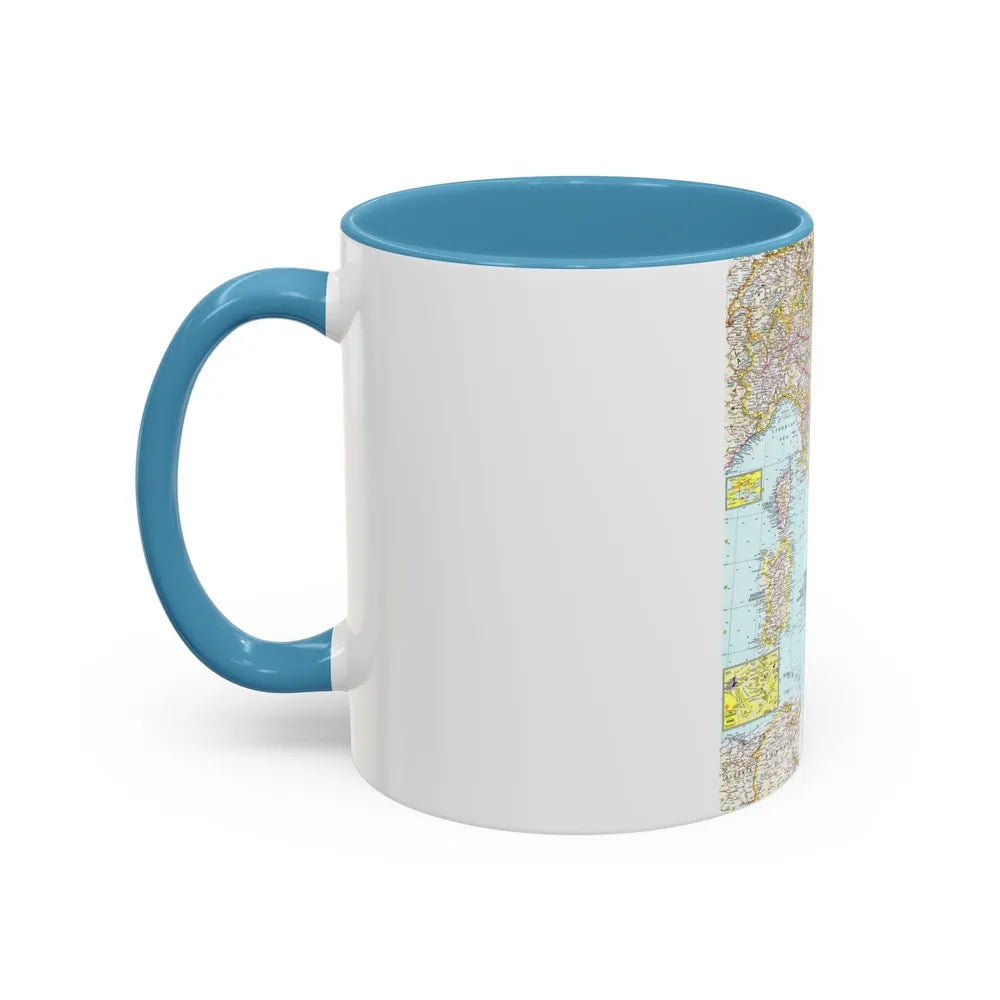 Italy (1961) (Map) Accent Coffee Mug-Go Mug Yourself