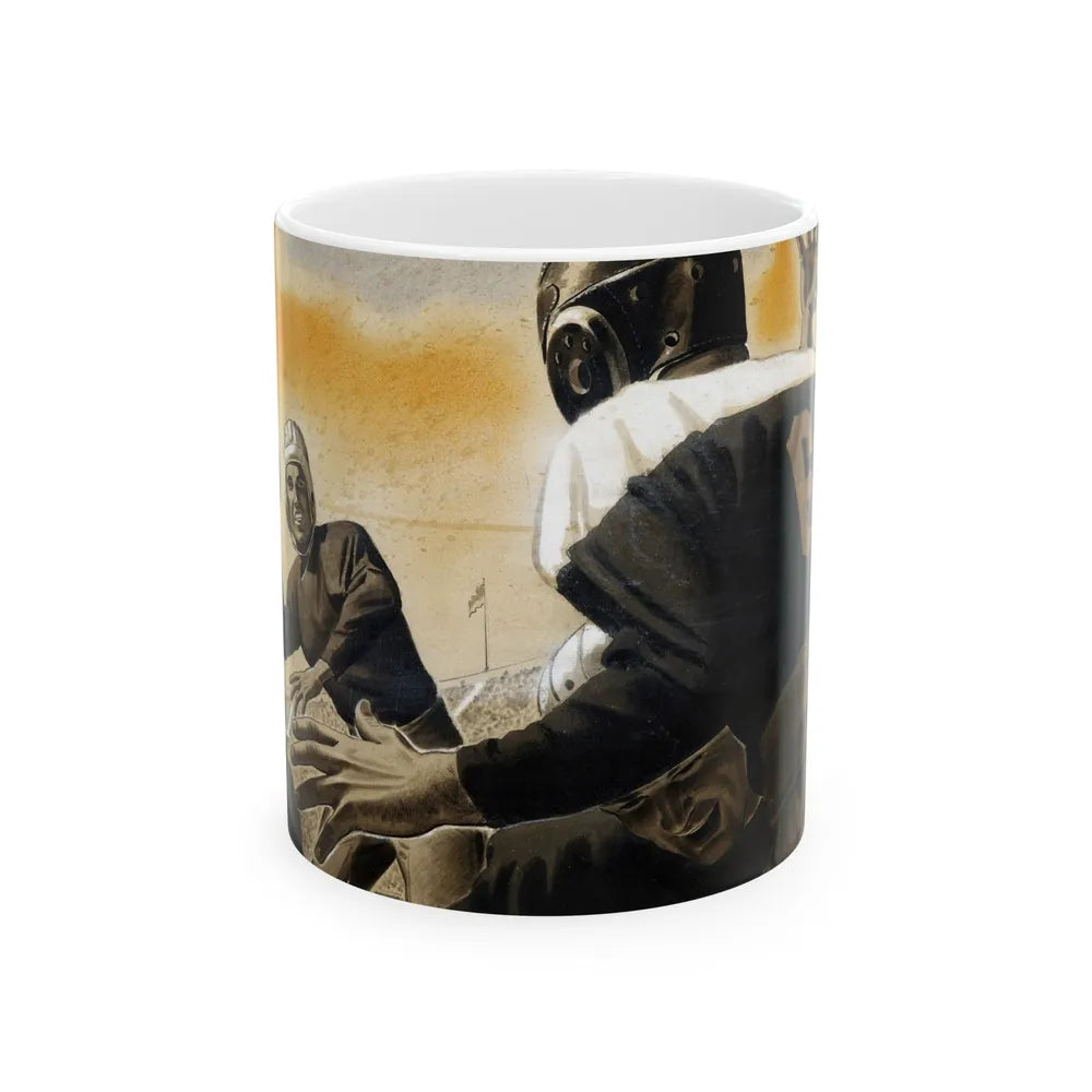 Collier's Magazine Story Illustration, 1939 - White Coffee Mug-11oz-Go Mug Yourself