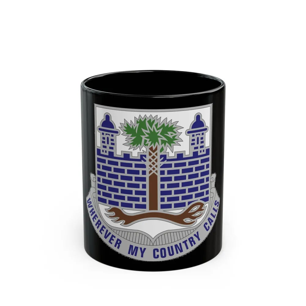 118th Infantry Regiment (U.S. Army) Black Coffee Mug-11oz-Go Mug Yourself