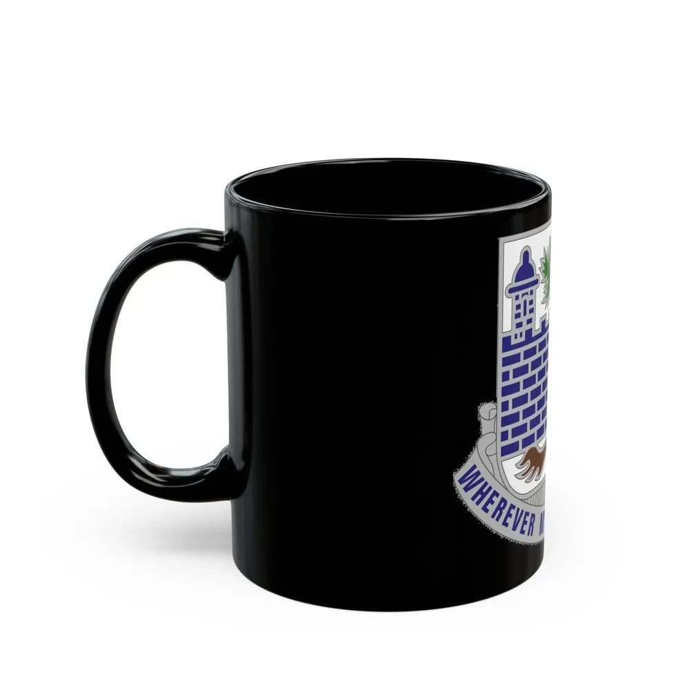 118th Infantry Regiment (U.S. Army) Black Coffee Mug-Go Mug Yourself