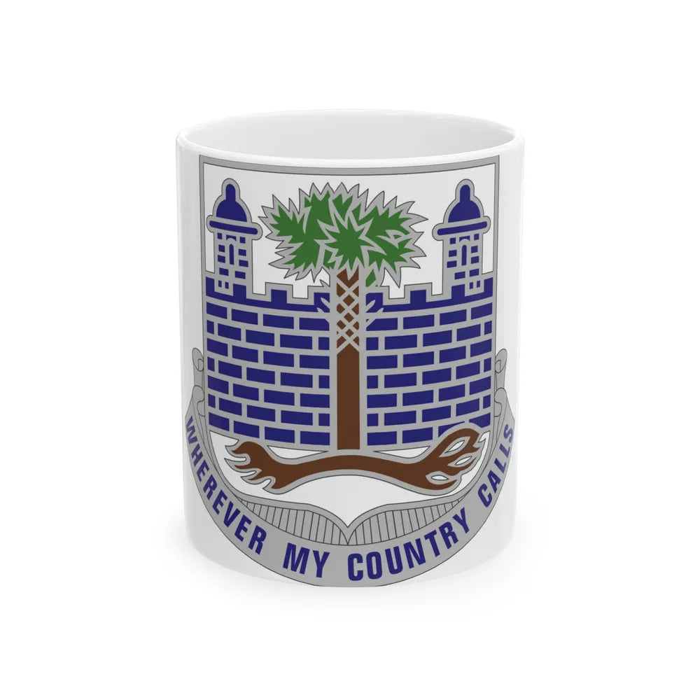 118th Infantry Regiment (U.S. Army) White Coffee Mug-11oz-Go Mug Yourself