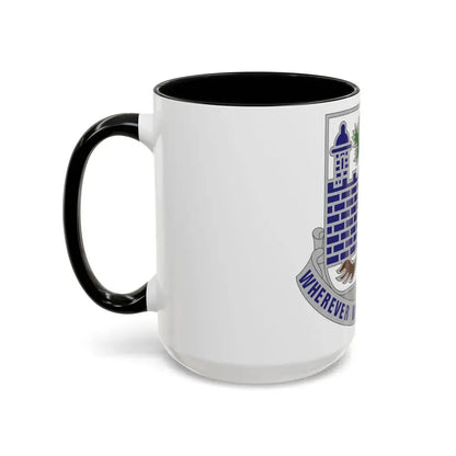 118th Infantry Regiment (U.S. Army) Accent Coffee Mug - Go Mug Yourself