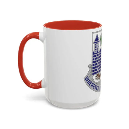 118th Infantry Regiment (U.S. Army) Accent Coffee Mug - Go Mug Yourself
