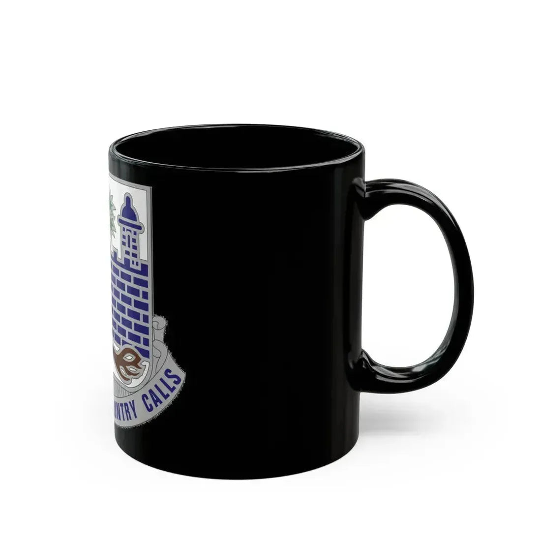 118th Infantry Regiment (U.S. Army) Black Coffee Mug - Go Mug Yourself