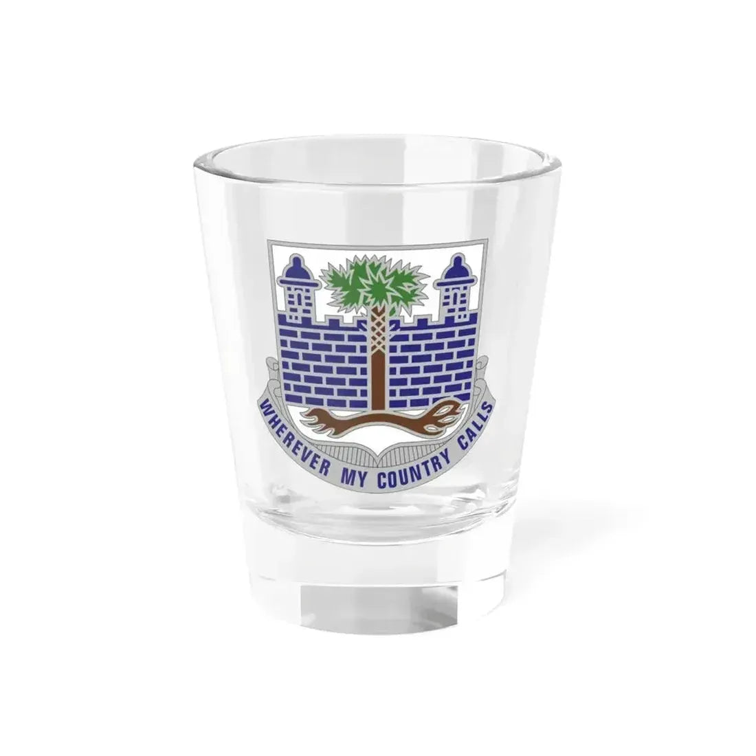 118th Infantry Regiment (U.S. Army) Shot Glass 1.5oz 1.5oz - Go Mug Yourself