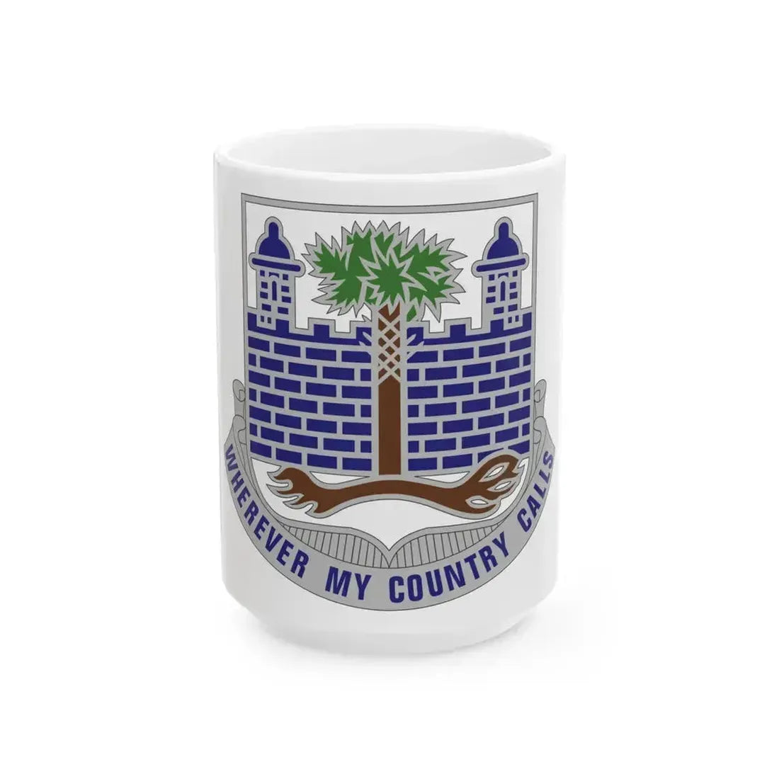 118th Infantry Regiment (U.S. Army) White Coffee Mug 15oz - Go Mug Yourself