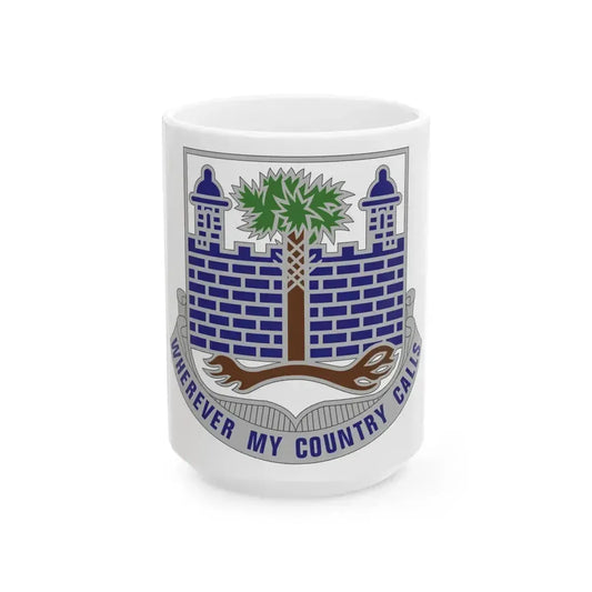 118th Infantry Regiment (U.S. Army) White Coffee Mug 15oz - Go Mug Yourself