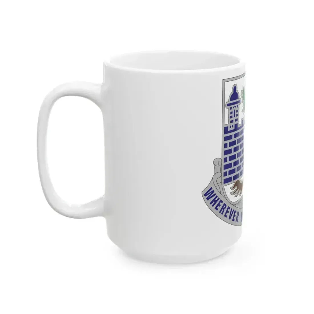 118th Infantry Regiment (U.S. Army) White Coffee Mug - Go Mug Yourself