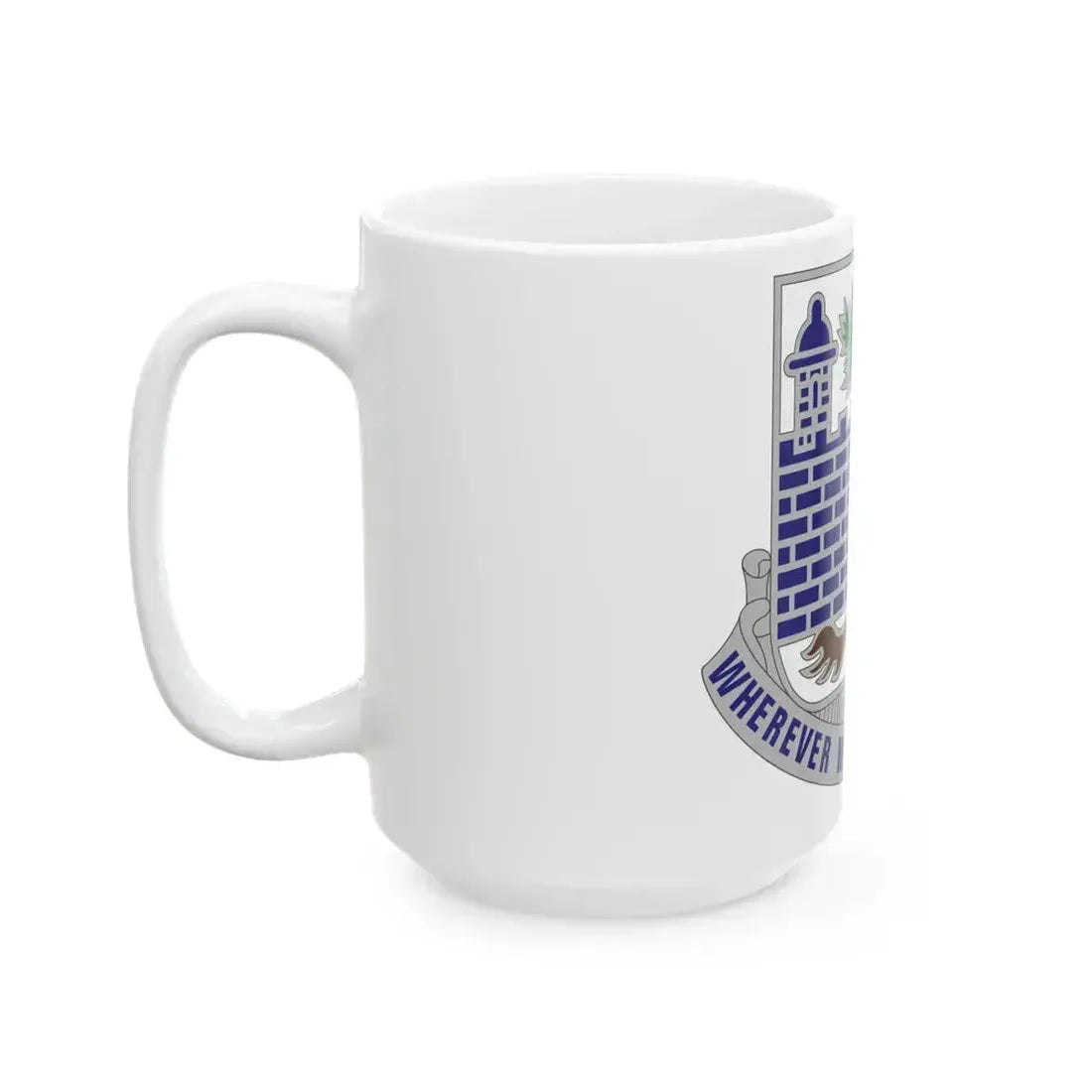 118th Infantry Regiment (U.S. Army) White Coffee Mug - Go Mug Yourself