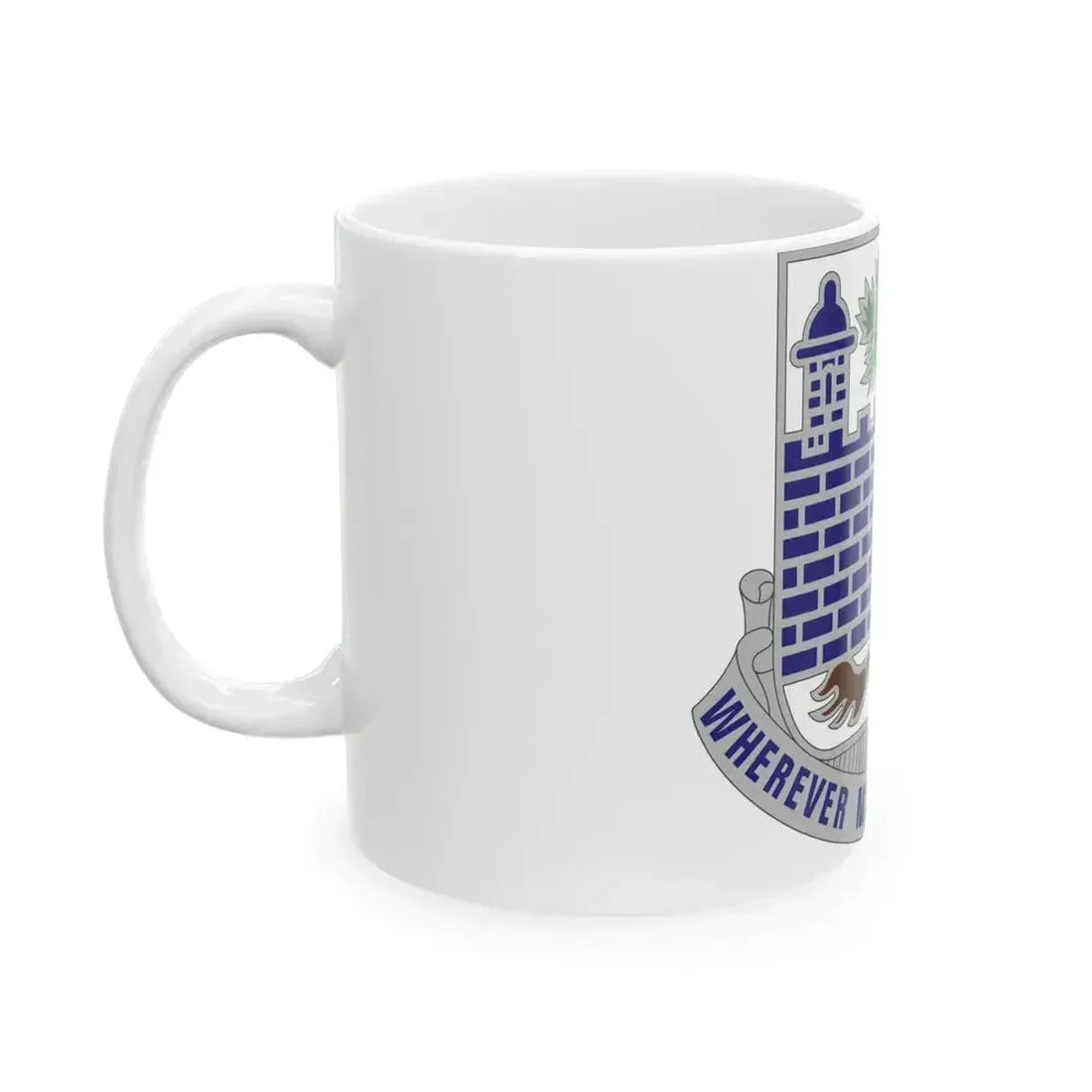 118th Infantry Regiment (U.S. Army) White Coffee Mug - Go Mug Yourself
